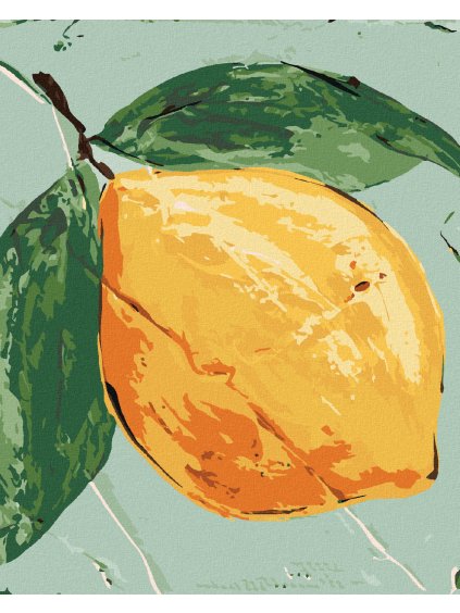 Diamantové maľovanie - CITRÓN I (HALEY BUSH) (Rámovanie bez rámu a bez vypnutia plátna, Rozmer 40x50 cm)