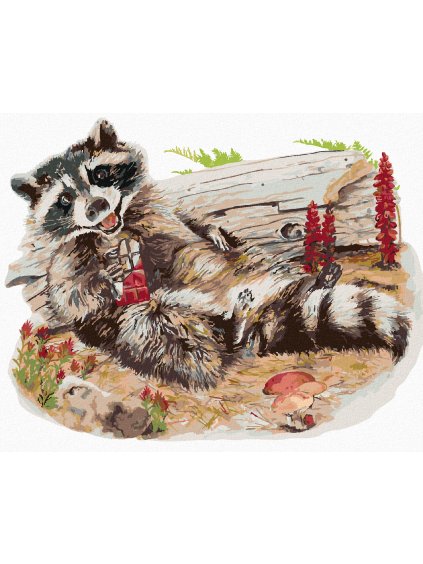 Diamantové maľovanie - MÝVAL S ČOKOLÁDOU (HOLLY SIMENTAL) (Rámovanie bez rámu a bez vypnutia plátna, Rozmer 40x50 cm)