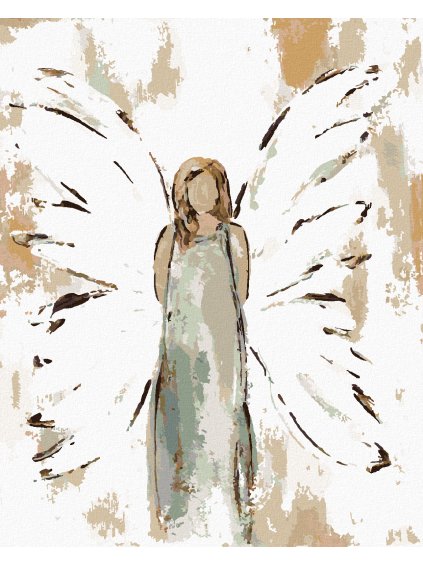 Diamantové maľovanie - BLONĎATÝ ANJEL (HALEY BUSH) (Rámovanie bez rámu a bez vypnutia plátna, Rozmer 40x50 cm)