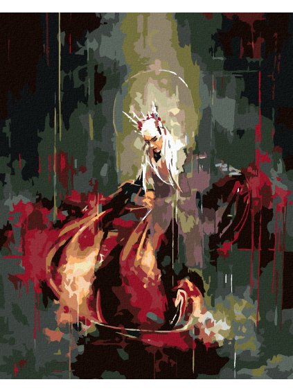 Diamantové maľovanie - THRANDUIL (Rámovanie bez rámu a bez vypnutia plátna, Rozmer 40x50 cm)