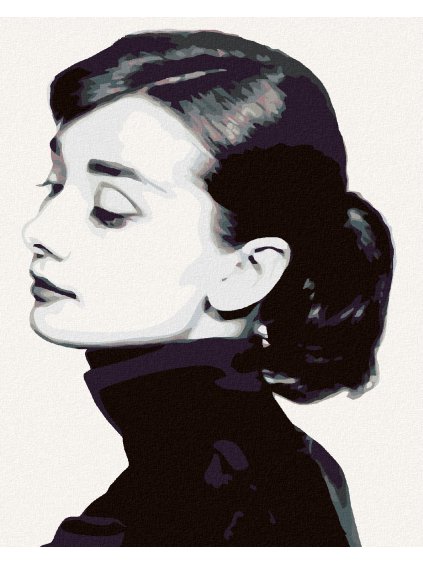 Diamantové maľovanie - Audrey Hepburn I