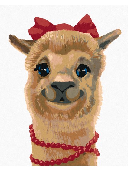Diamantové maľovanie - ALPAKA (MYROSLAVA VOLOSCHUK) (Rámovanie bez rámu a bez vypnutia plátna, Rozmer 40x50 cm)