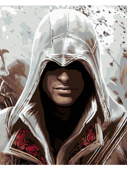 Diamantové maľovanie - ASSASSIN (Rámovanie bez rámu a bez vypnutia plátna, Rozmer 40x50 cm)