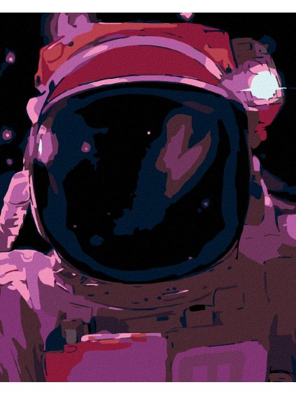 Diamantové maľovanie - VYSIELANIE ASTRONAUTOV (Rámovanie bez rámu a bez vypnutia plátna, Rozmer 40x50 cm)