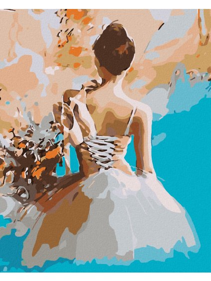 Diamantové maľovanie - BALET 01 (Rámovanie bez rámu a bez vypnutia plátna, Rozmer 40x50 cm)