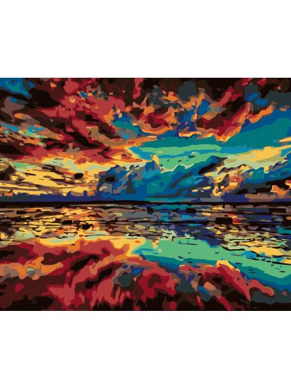 Diamantové maľovanie - FAREBNÁ KRÁSA (Rámovanie bez rámu a bez vypnutia plátna, Rozmer 40x50 cm)