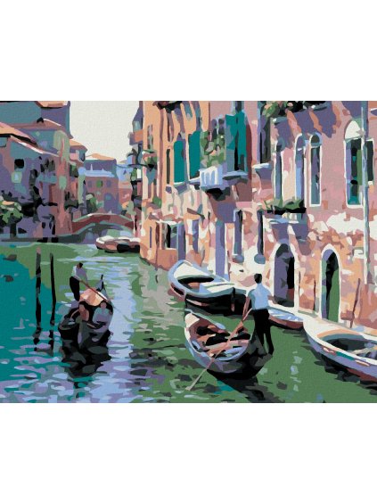 Diamantové maľovanie - BENÁTKY (Rámovanie bez rámu a bez vypnutia plátna, Rozmer 40x50 cm)