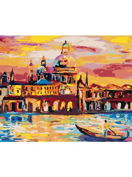 Diamantové maľovanie - BENÁTKY (Rámovanie bez rámu a bez vypnutia plátna, Rozmer 40x50 cm)