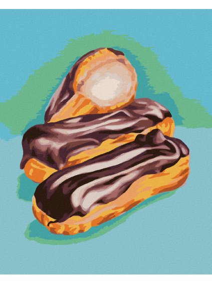 Diamantové maľovanie - ČOKOLÁDOVÉ TYČINKY (MYROSLAVA VOLOSCHUK) (Rámovanie bez rámu a bez vypnutia plátna, Rozmer 40x50 cm)