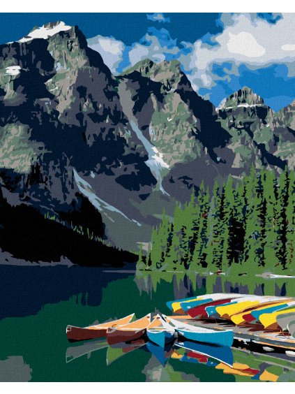 Diamantové maľovanie - HORY (DENNIS FRATES) (Rámovanie bez rámu a bez vypnutia plátna, Rozmer 40x50 cm)