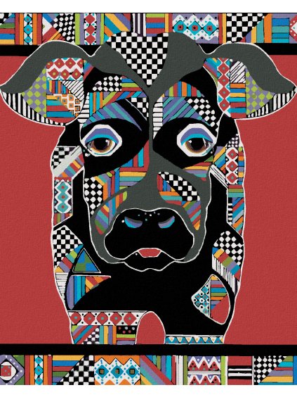 Diamantové maľovanie - KRAVA 2 (JONNA JAMES) (Rámovanie bez rámu a bez vypnutia plátna, Rozmer 40x50 cm)