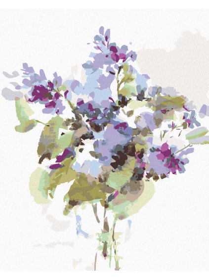 Diamantové maľovanie - KYTICA ORGOVÁNOV (Rámovanie bez rámu a bez vypnutia plátna, Rozmer 40x50 cm)