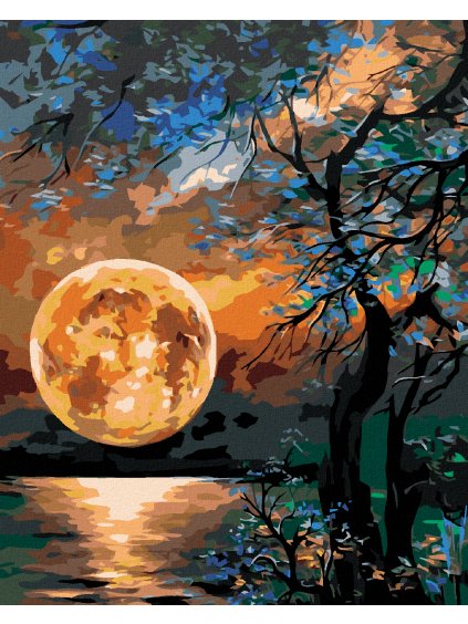 Diamantové maľovanie - MAĽOVANÝ SPLN (Rámovanie bez rámu a bez vypnutia plátna, Rozmer 40x50 cm)