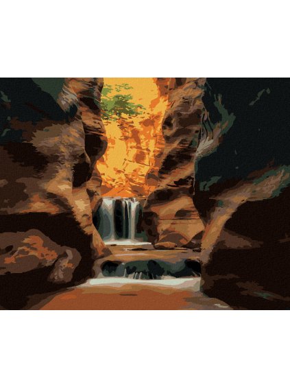 Diamantové maľovanie - MALÝ KAŇON (DENNIS FRATES) (Rámovanie bez rámu a bez vypnutia plátna, Rozmer 40x50 cm)