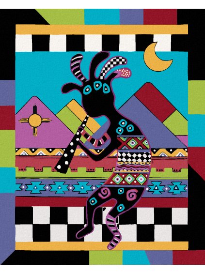 Diamantové maľovanie - MIMOZEMŠŤAN (JONNA JAMES) (Rámovanie bez rámu a bez vypnutia plátna, Rozmer 40x50 cm)