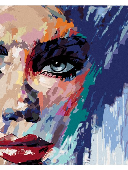 Diamantové maľovanie - OKÚZĽUJÚCA ŽENA (Rámovanie bez rámu a bez vypnutia plátna, Rozmer 40x50 cm)