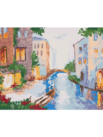 Diamantové maľovanie - RANNÉ BENÁTKY (Rámovanie bez rámu a bez vypnutia plátna, Rozmer 40x50 cm)