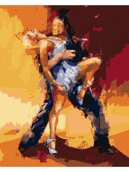 Diamantové maľovanie - RUMBA (Rámovanie bez rámu a bez vypnutia plátna, Rozmer 40x50 cm)