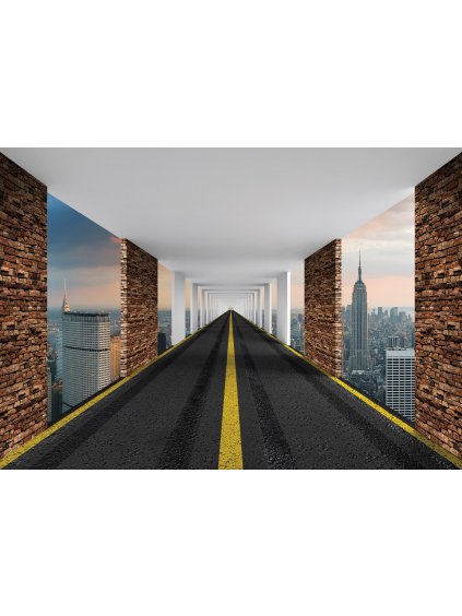Road 3D New York (Velikost 184x254cm)