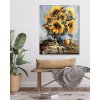 Diamantové maľovanie - KYTICA SLNEČNÍC JESENNE LADENÉ (Rámovanie bez rámu a bez vypnutia plátna, Rozmer 40x50 cm)