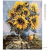 Diamantové maľovanie - KYTICA SLNEČNÍC JESENNE LADENÉ (Rámovanie bez rámu a bez vypnutia plátna, Rozmer 40x50 cm)