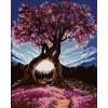 Diamantové maľovanie - ROMANTICKÉ STROMY (Rámovanie bez rámu a bez vypnutia plátna, Rozmer 40x50 cm)