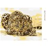 Diamantové maľovanie - STRIEHNUCI LEOPARD (Rámovanie bez rámu a bez vypnutia plátna, Rozmer 40x50 cm)