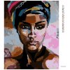 Diamantové maľovanie - PORTRÉT PRIAMY POHĽAD (Rámovanie bez rámu a bez vypnutia plátna, Rozmer 40x50 cm)