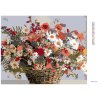 Diamantové maľovanie - LUČNÉ KVETY V KOŠÍKU (Rámovanie bez rámu a bez vypnutia plátna, Rozmer 40x50 cm)