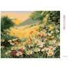 Diamantové maľovanie - LETNÁ LÚKA (Rámovanie bez rámu a bez vypnutia plátna, Rozmer 40x50 cm)