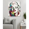 Diamantové maľovanie - MARILYN MONROE (Rámovanie bez rámu a bez vypnutia plátna, Rozmer 40x50 cm)