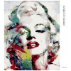 Diamantové maľovanie - MARILYN MONROE (Rámovanie bez rámu a bez vypnutia plátna, Rozmer 40x50 cm)