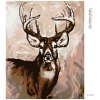 Diamantové maľovanie - JELEŇ S VEĽKÝMI PAROHAMI (Rámovanie bez rámu a bez vypnutia plátna, Rozmer 40x50 cm)
