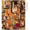 Diamantové maľovanie - HUSLE A HROZNO (PICASSO) (Rámovanie bez rámu a bez vypnutia plátna, Rozmer 40x50 cm)