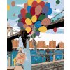 Diamantové maľovanie - PÚŠŤANIE BALÓNOV (Rámovanie bez rámu a bez vypnutia plátna, Rozmer 40x50 cm)