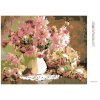 Diamantové maľovanie - BOHATÁ KYTICA V BIELEJ VÁZE (Rámovanie bez rámu a bez vypnutia plátna, Rozmer 40x50 cm)