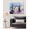 Diamantové maľovanie - TOWER BRIDGE LONDÝN (Rámovanie bez rámu a bez vypnutia plátna, Rozmer 40x50 cm)