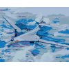 Diamantové maľovanie - LIETADLO (Rámovanie bez rámu a bez vypnutia plátna, Rozmer 40x50 cm)