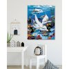Diamantové maľovanie - DELFÍNY V MORI (Rámovanie bez rámu a bez vypnutia plátna, Rozmer 40x50 cm)