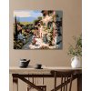 Diamantové maľovanie - DOM V TOSKÁNSKU (Rámovanie bez rámu a bez vypnutia plátna, Rozmer 40x50 cm)
