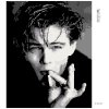 Diamantové maľovanie - LEONARDO DICAPRIO S CIGARETOU (Rámovanie bez rámu a bez vypnutia plátna, Rozmer 40x50 cm)