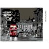 Diamantové maľovanie - LONDÝNSKY BUS (Rámovanie bez rámu a bez vypnutia plátna, Rozmer 40x50 cm)