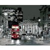 Diamantové maľovanie - LONDÝNSKY BUS (Rámovanie bez rámu a bez vypnutia plátna, Rozmer 40x50 cm)