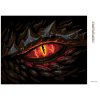 Diamantové maľovanie - OKO DRAKA (Rámovanie bez rámu a bez vypnutia plátna, Rozmer 40x50 cm)