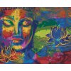 Diamantové maľovanie - DÚHOVÝ BUDDHA (Rámovanie bez rámu a bez vypnutia plátna, Rozmer 40x50 cm)