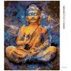 Diamantové maľovanie - HVIEZDNY BUDDHA III (Rámovanie bez rámu a bez vypnutia plátna, Rozmer 40x50 cm)