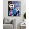 Diamantové maľovanie - MESSI V DRESE (Rámovanie bez rámu a bez vypnutia plátna, Rozmer 40x50 cm)