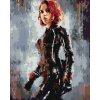 Diamantové maľovanie - AVENGERS BLACK WIDOW II (Rámovanie bez rámu a bez vypnutia plátna, Rozmer 40x50 cm)