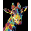 Diamantové maľovanie - ŽIRAFA (Rámovanie bez rámu a bez vypnutia plátna, Rozmer 40x50 cm)