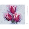 Diamantové maľovanie - MAĽOVANÉ TULIPÁNY (Rámovanie bez rámu a bez vypnutia plátna, Rozmer 40x50 cm)